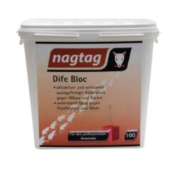 nagtag Dife Bloc 100x100g mit Draht im 10kg Eimer