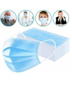 Einfacher-Mundschutz-blau
