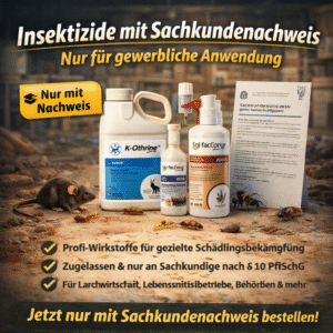 Insektizide mit Nachweis