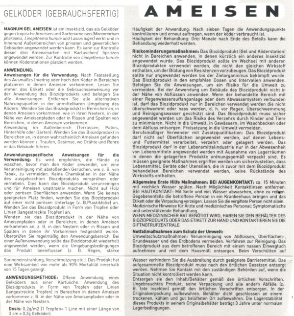 Magnum Ameisengel 40g – Bild 3